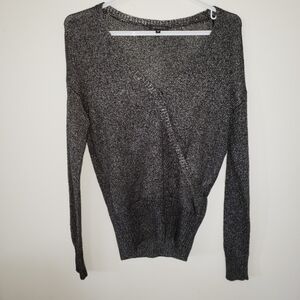 𝅺dynamite knitwear sweater faux crossover